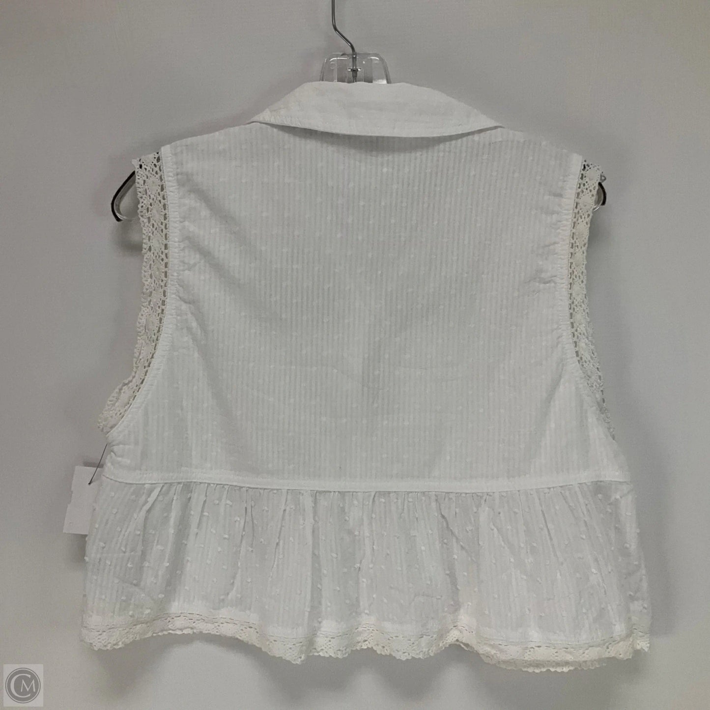 Top Sleeveless By Pilcro In White, Size: M