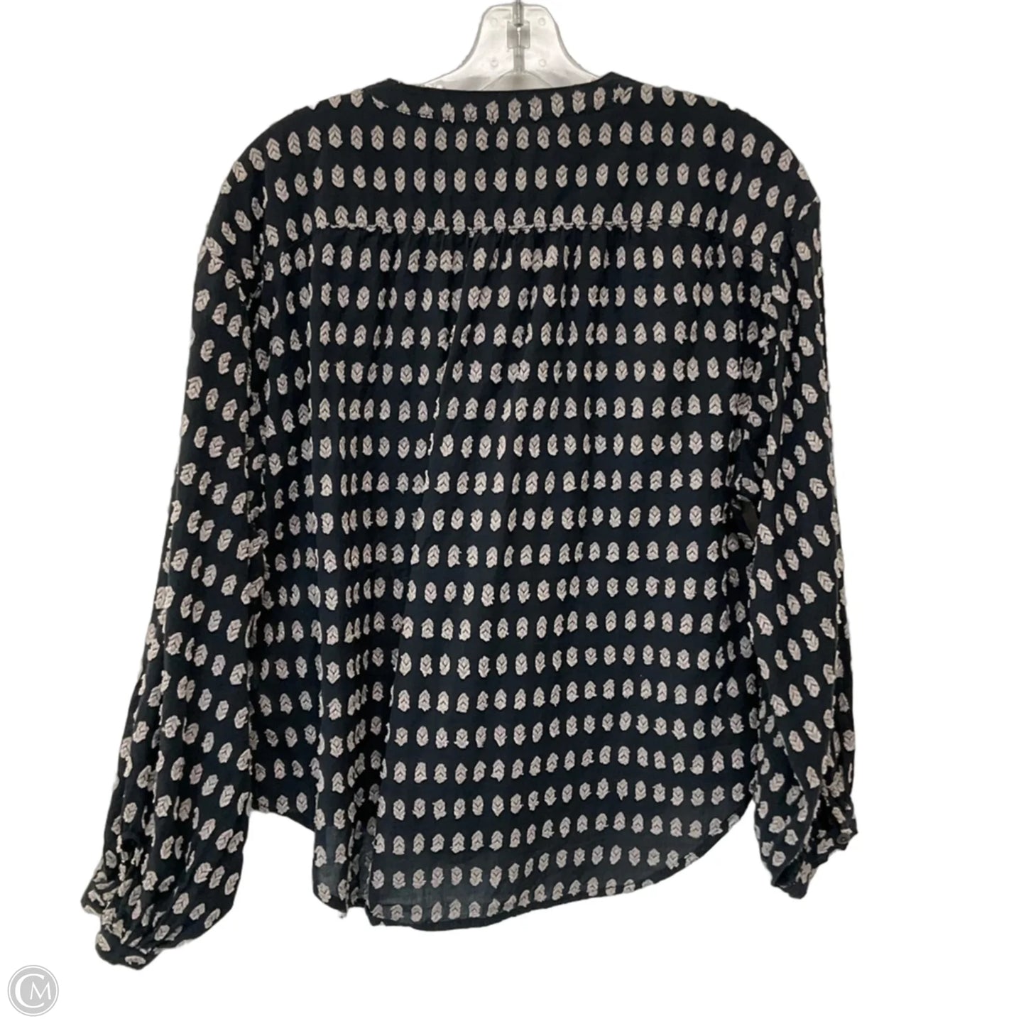 Top Long Sleeve By Pilcro In Blue, Size: S