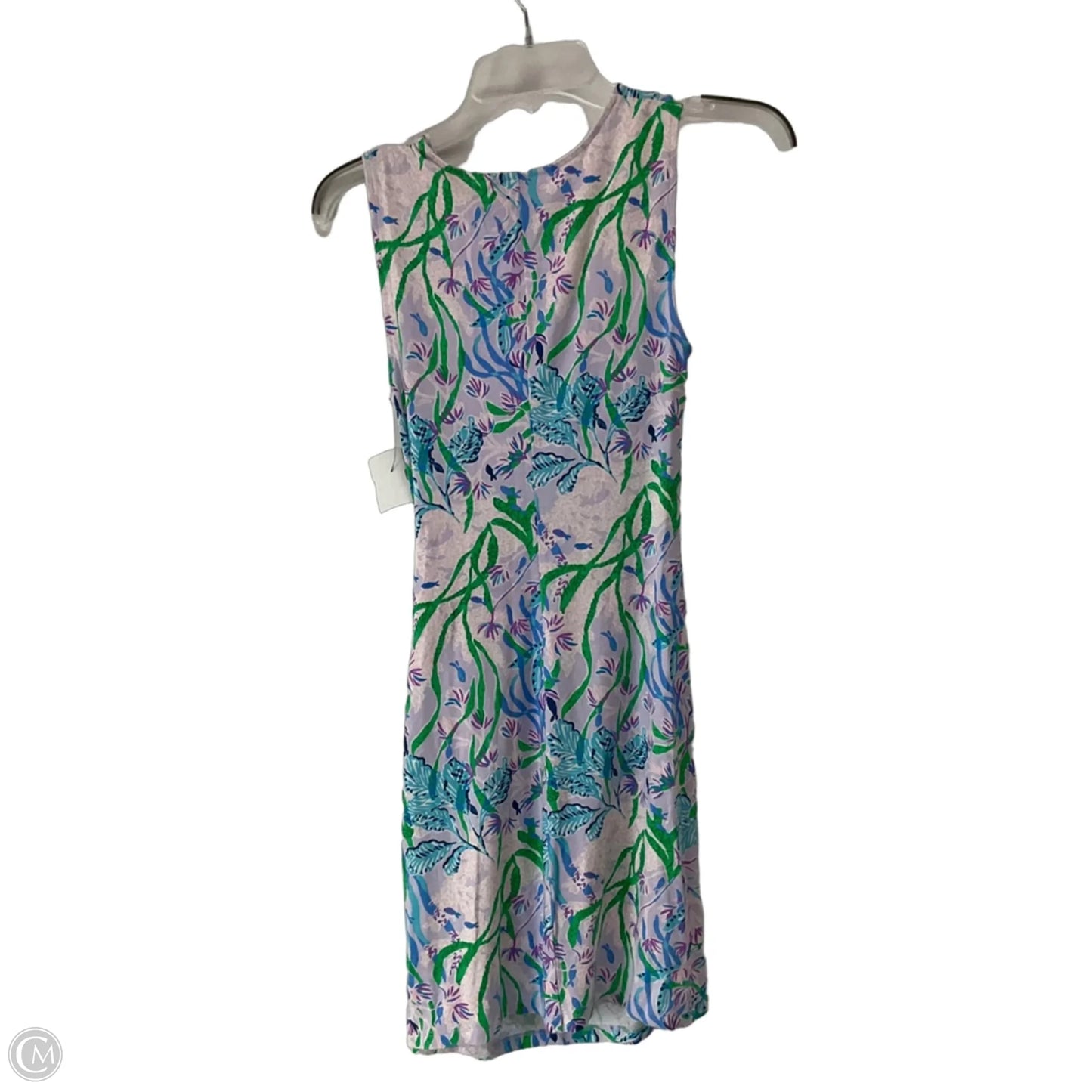 Dress Designer By Lilly Pulitzer In Blue & Green, Size: Xs