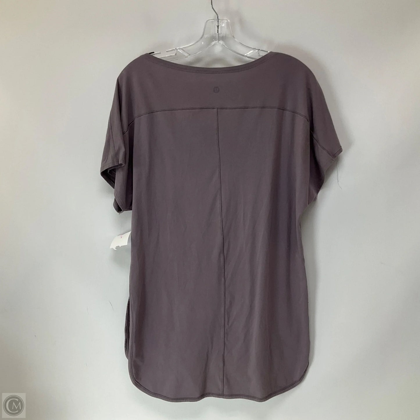 Top Short Sleeve By Lululemon In Purple, Size: L