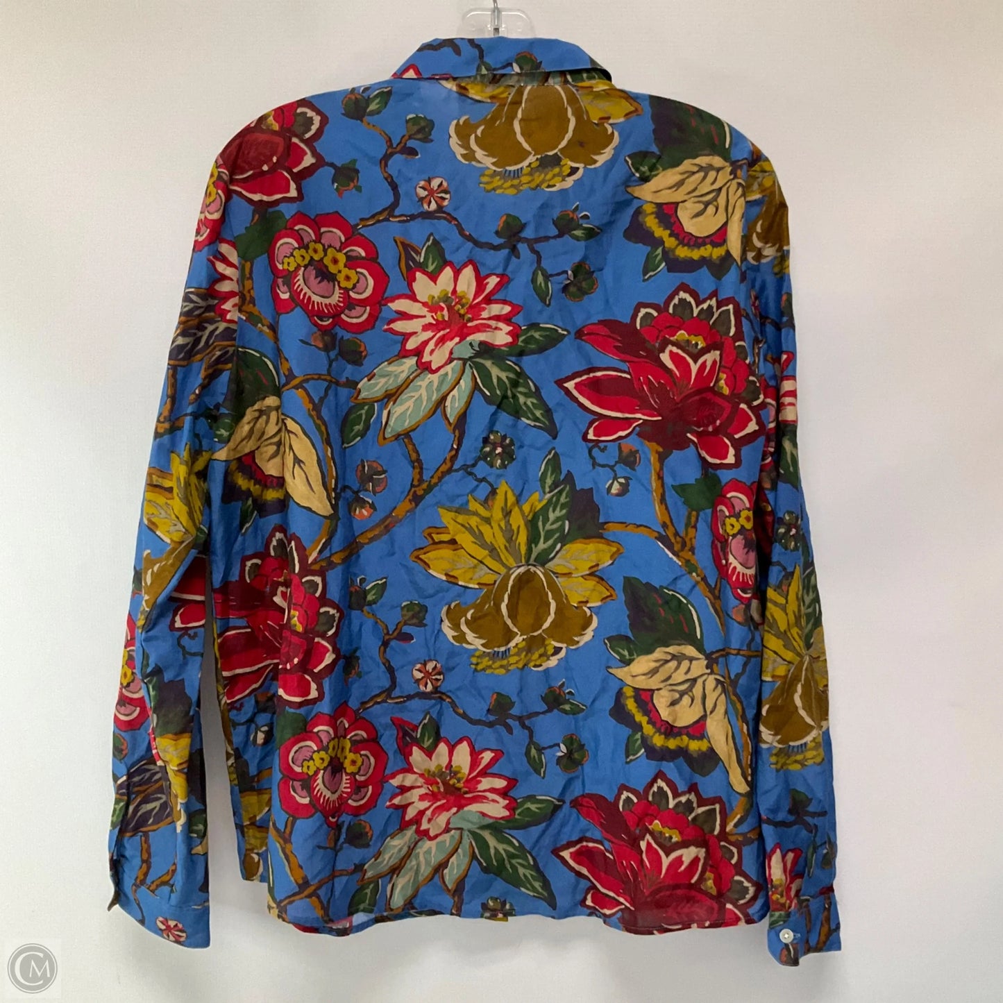 Top Long Sleeve By Sezane In Floral Print, Size: M