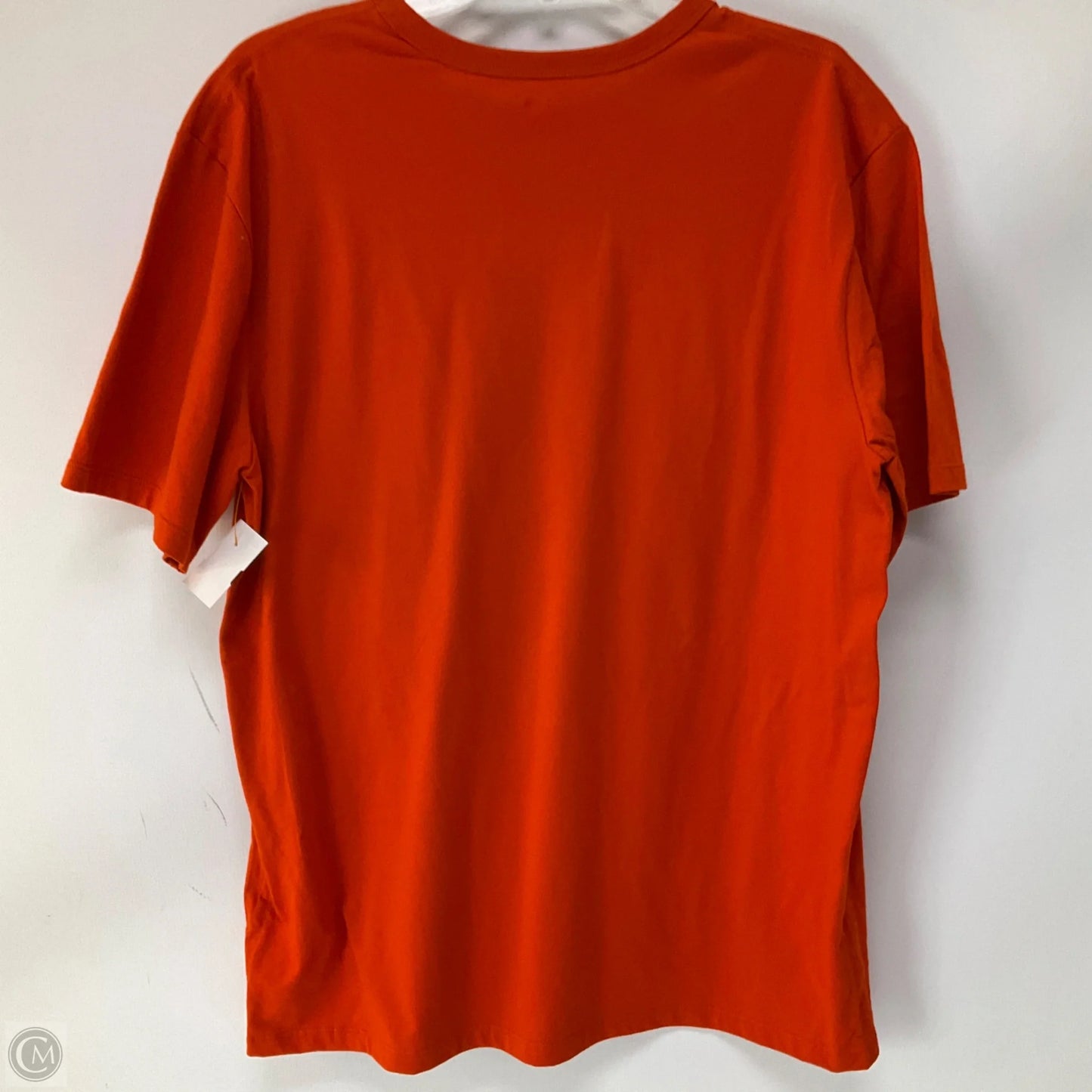 Athletic Top Short Sleeve By Fanatics In Orange, Size: L