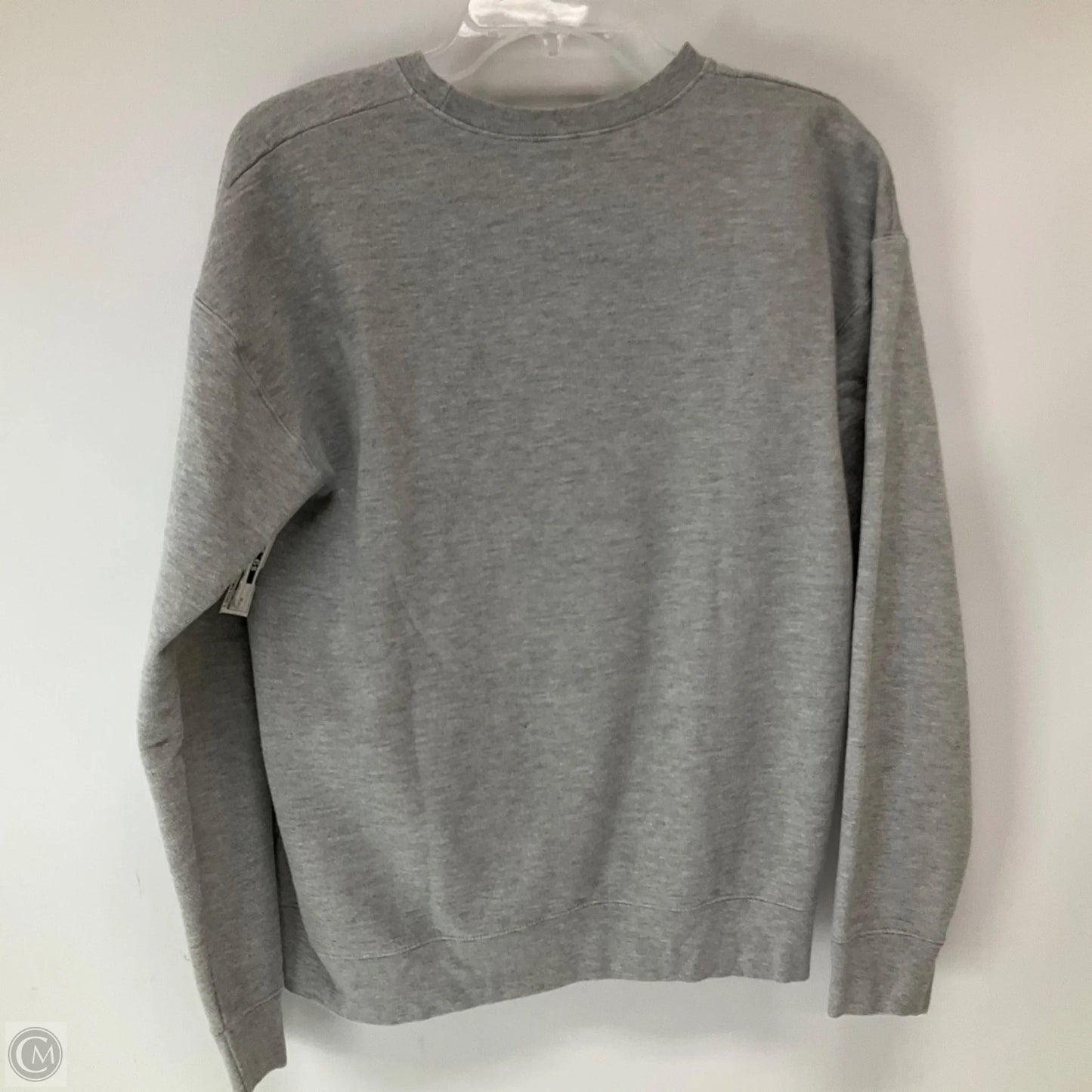 Sweatshirt Crewneck By Tultex In Grey, Size: M