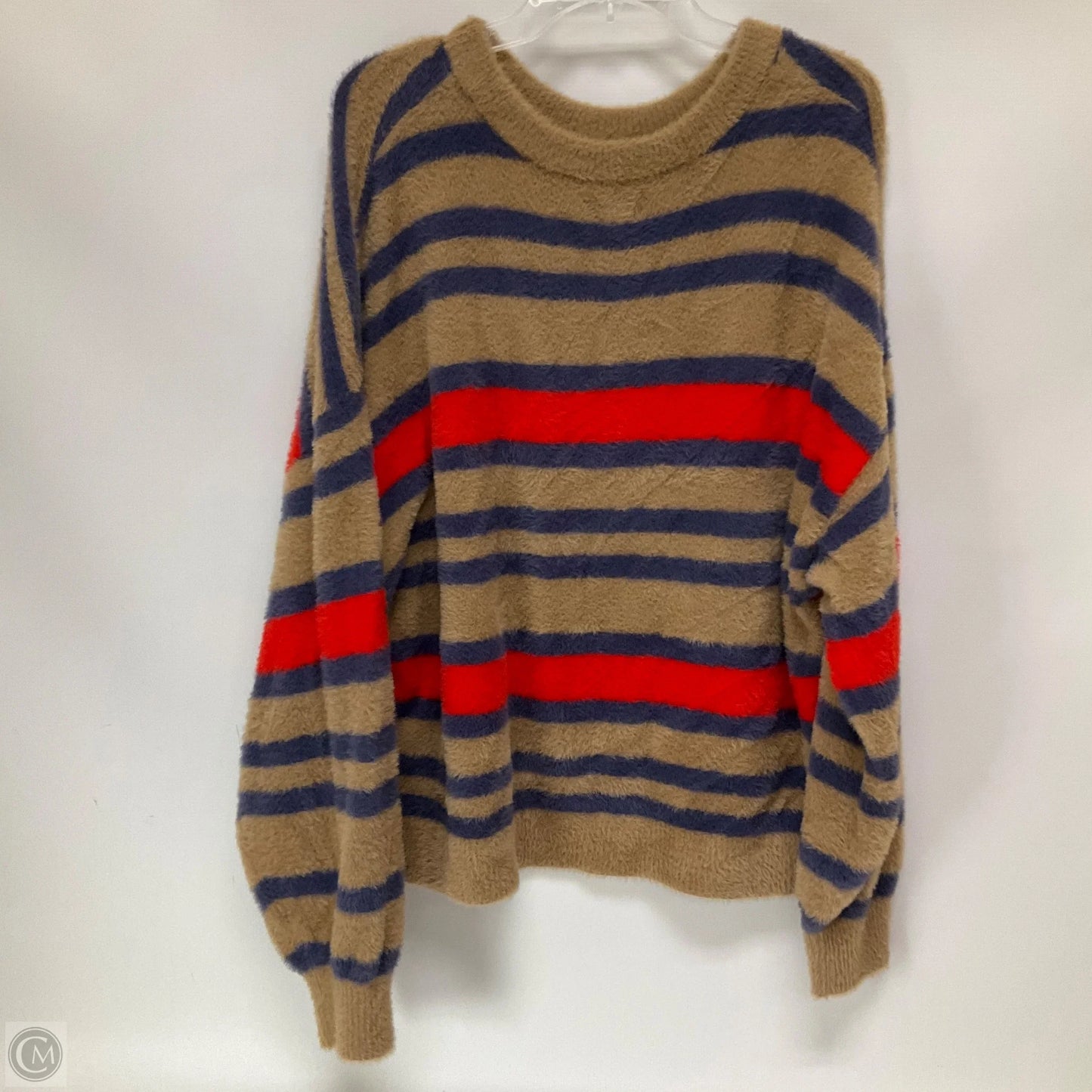 Sweater By Aerie In Striped Pattern, Size: L