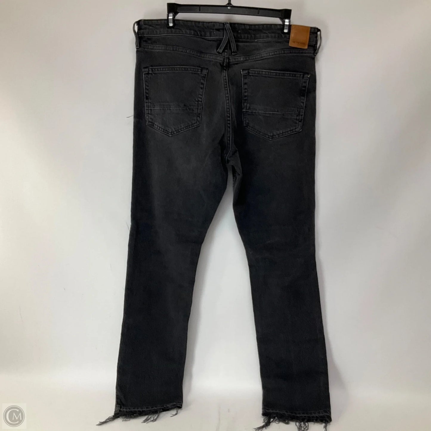 Jeans Straight By We The Free In Black Denim, Size: 10