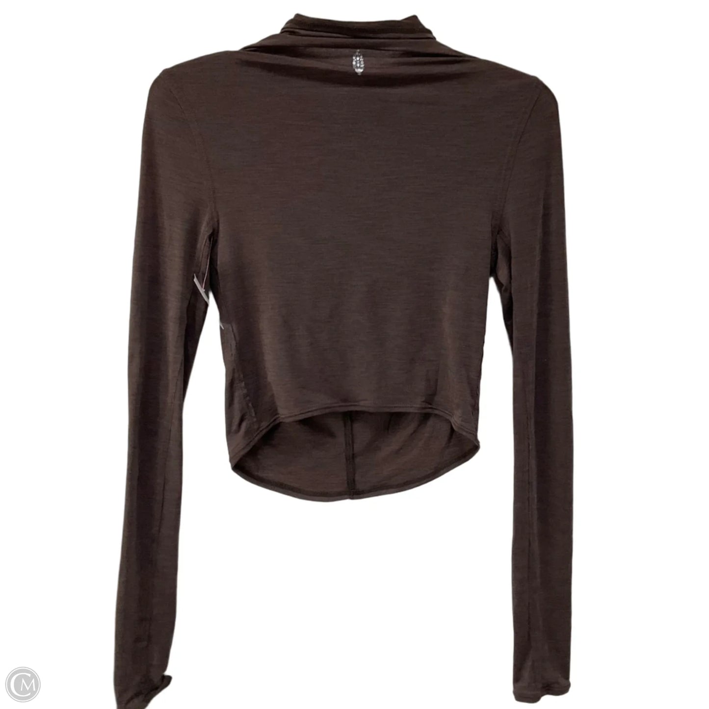 Athletic Top Long Sleeve Collar By Free People In Mauve, Size: Xs