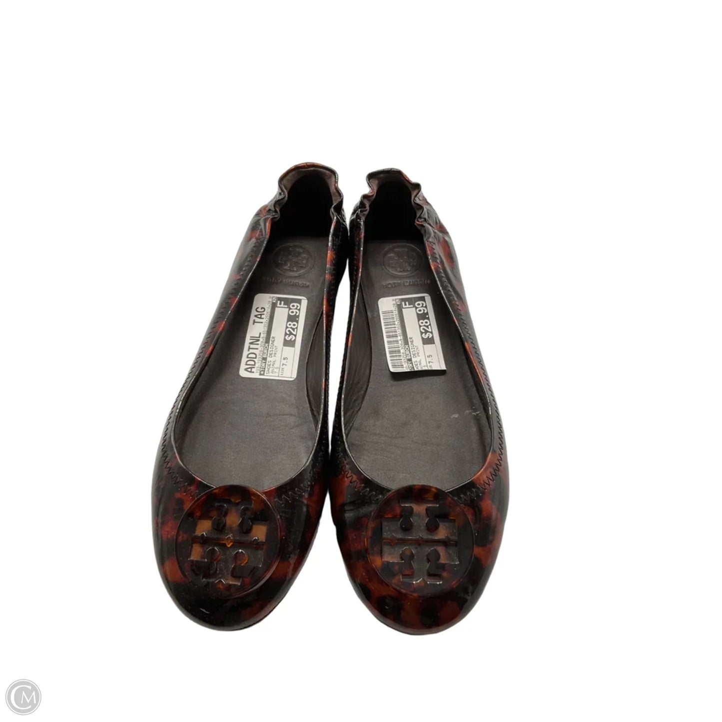 Shoes Designer By Tory Burch In Animal Print, Size: 7.5