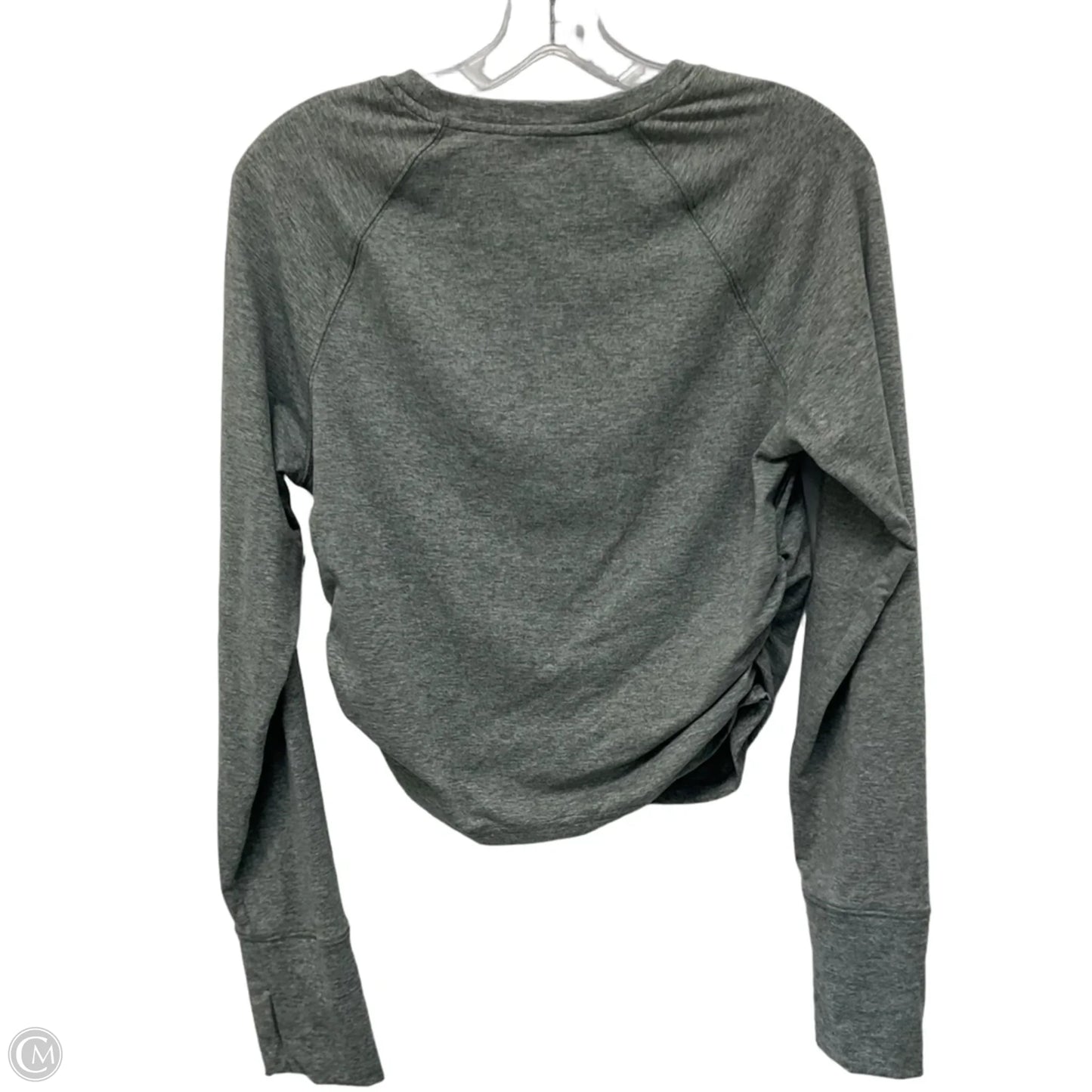 Athletic Top Long Sleeve Crewneck By Aerie In Grey, Size: L