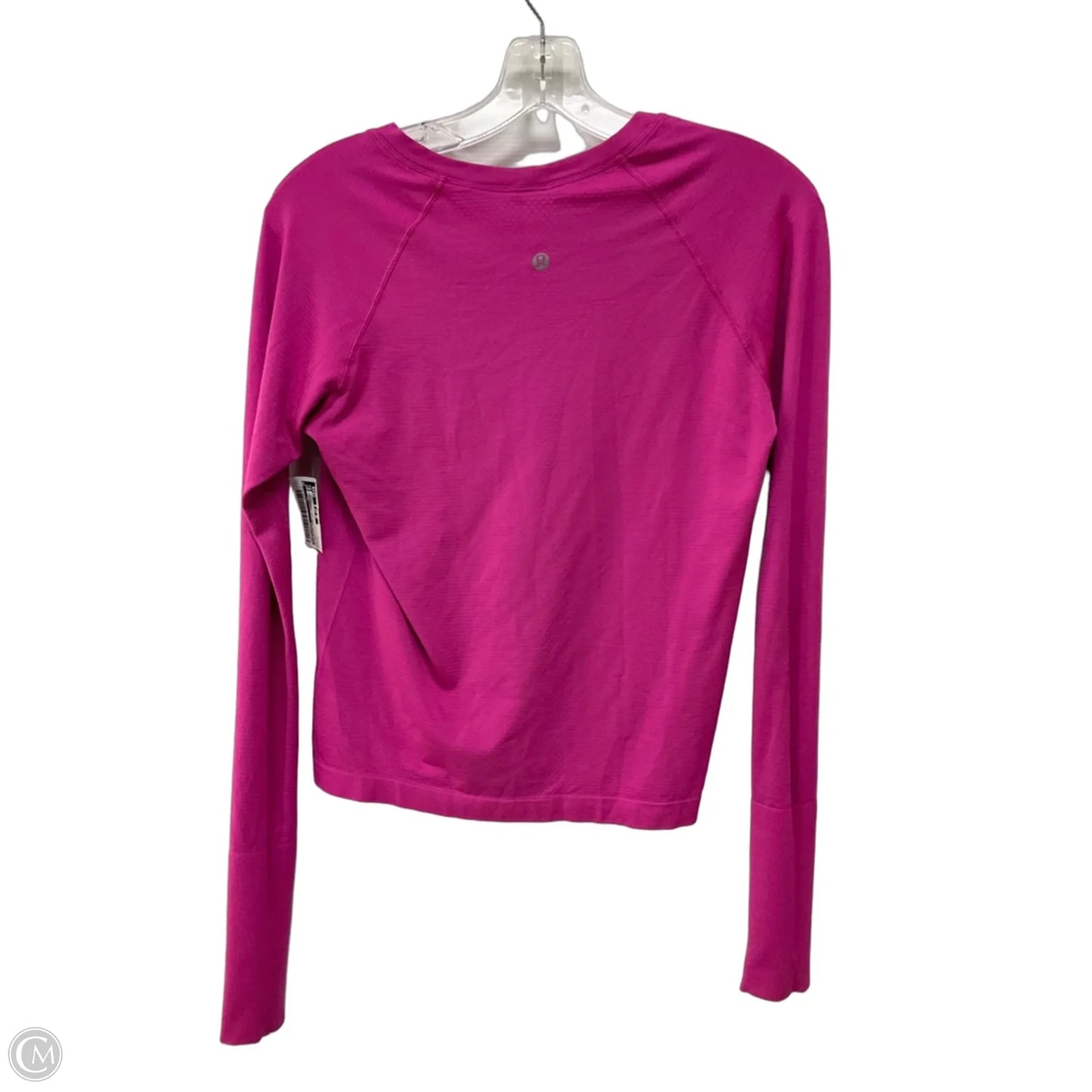 Athletic Top Long Sleeve Crewneck By Lululemon In Pink, Size: S