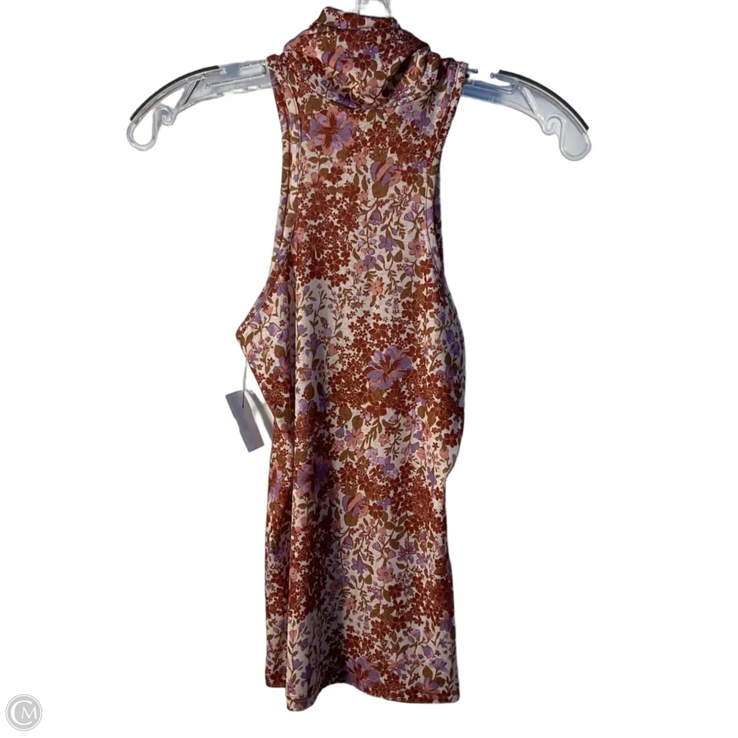 Top Sleeveless By Free People In Floral Print, Size: Xs
