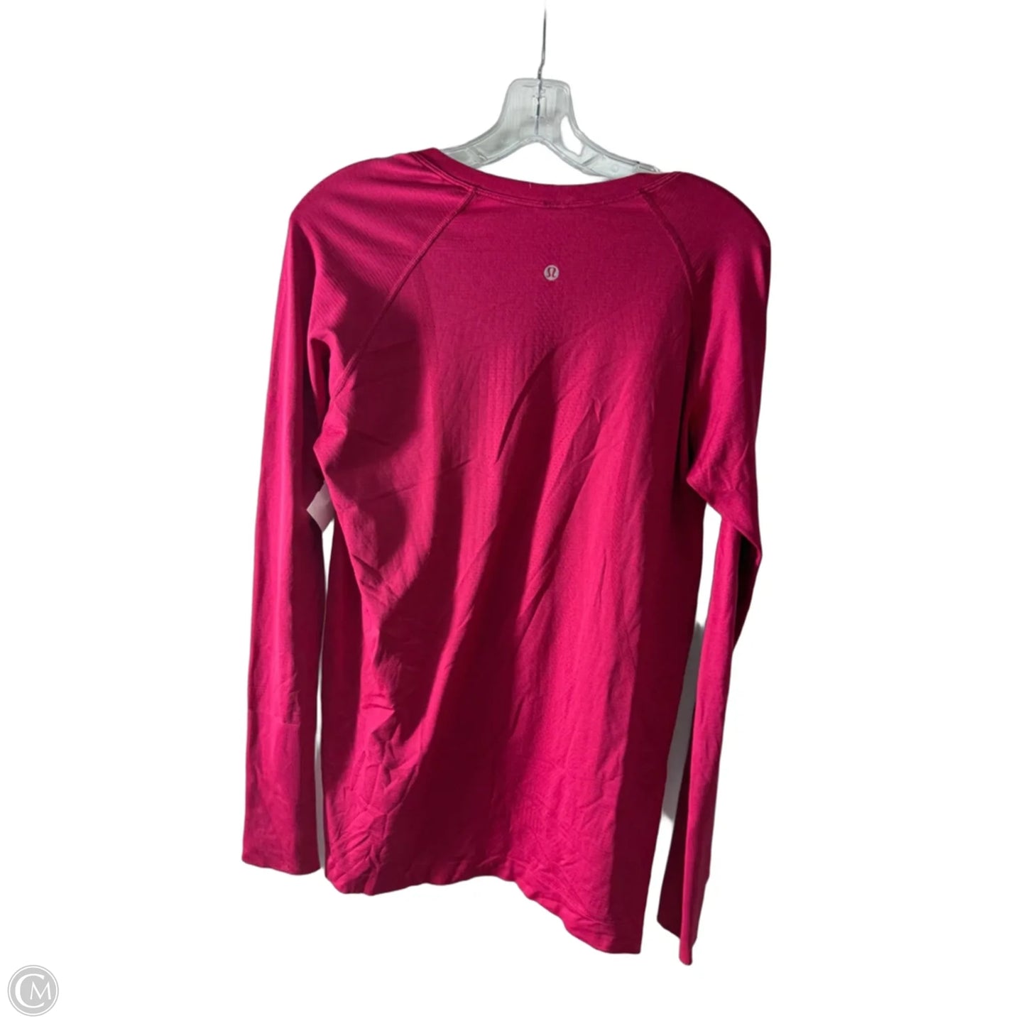 Athletic Top Long Sleeve Crewneck By Lululemon In Pink, Size: 12