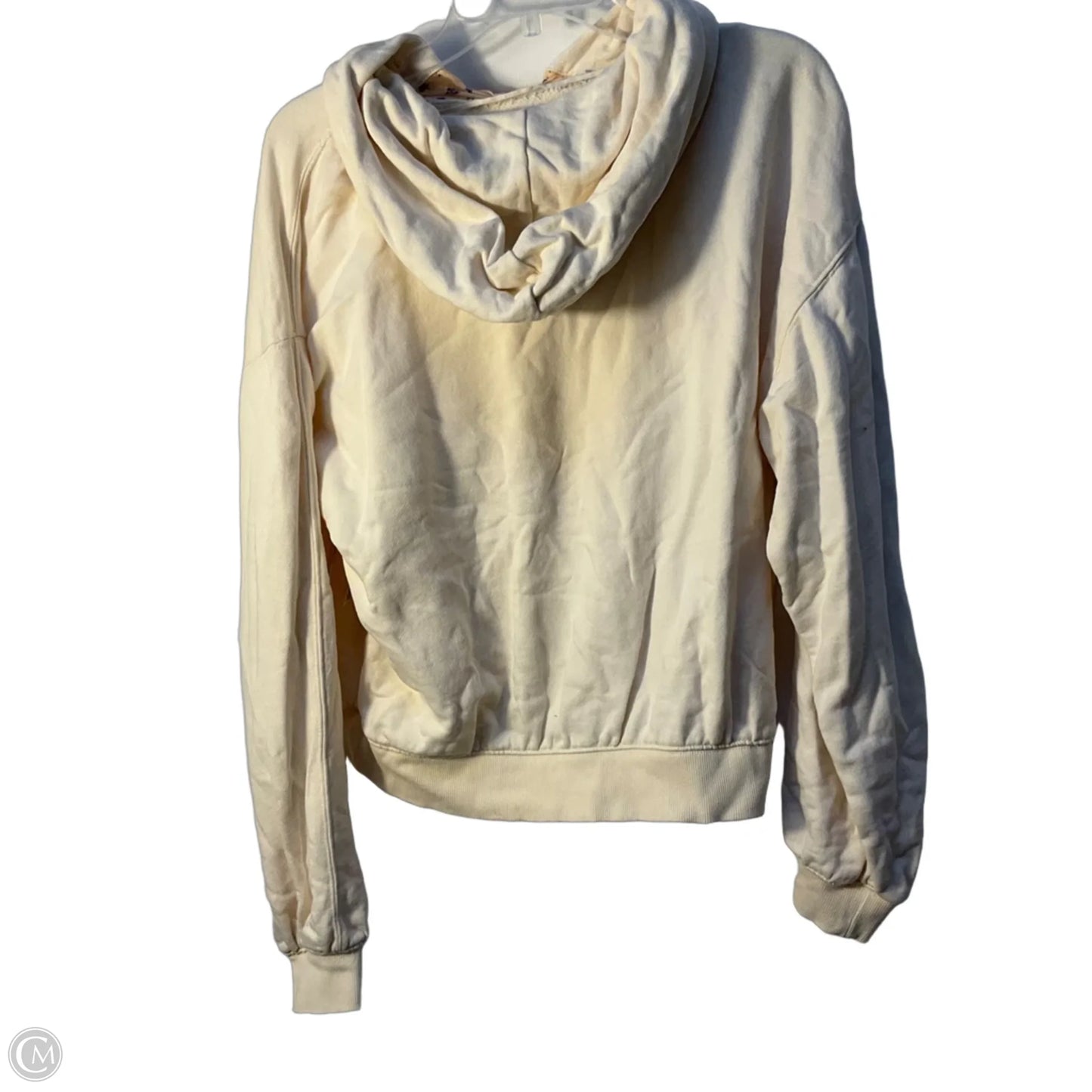 Sweatshirt Hoodie By Free People In Cream, Size: S