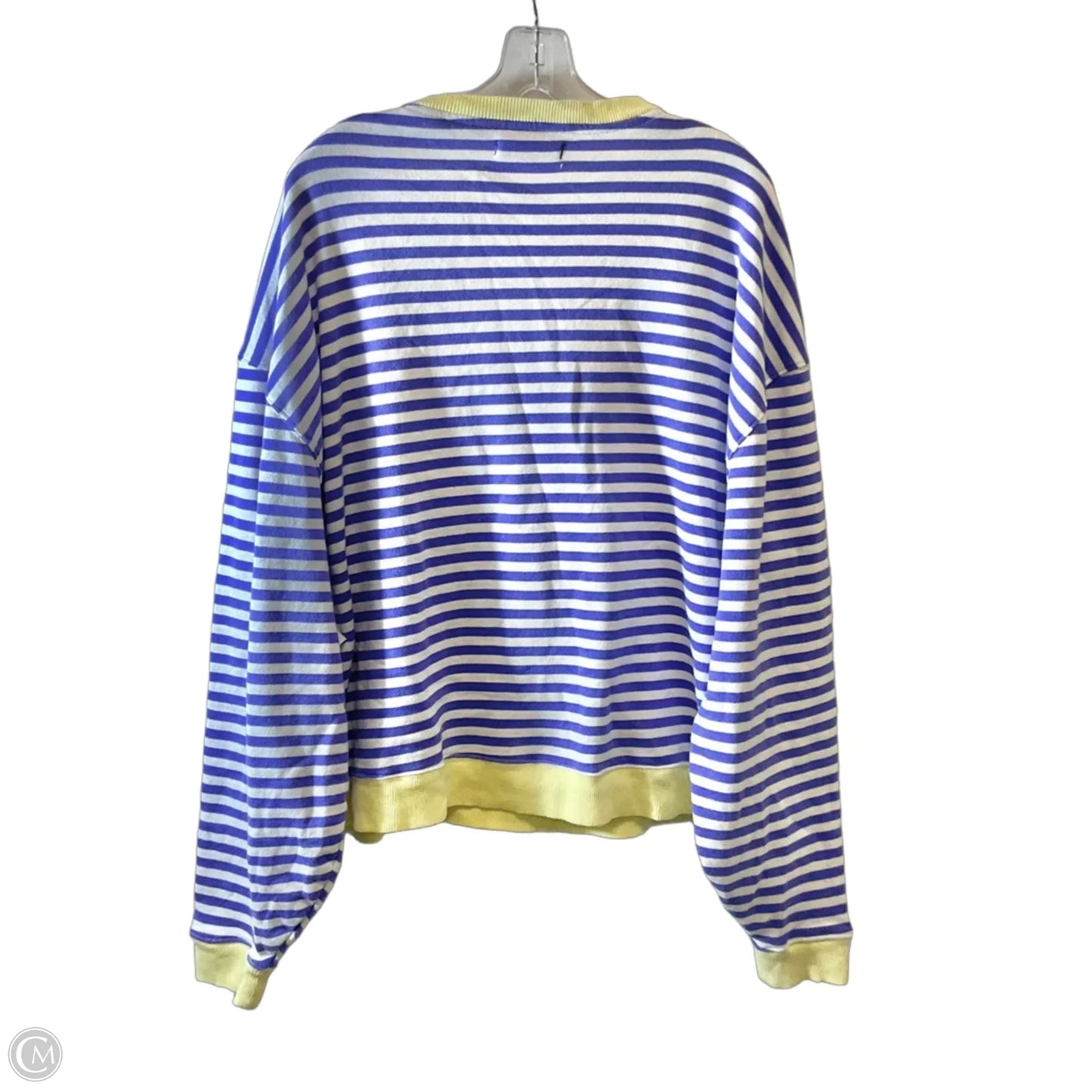 Top Long Sleeve By We The Free In Striped Pattern, Size: S