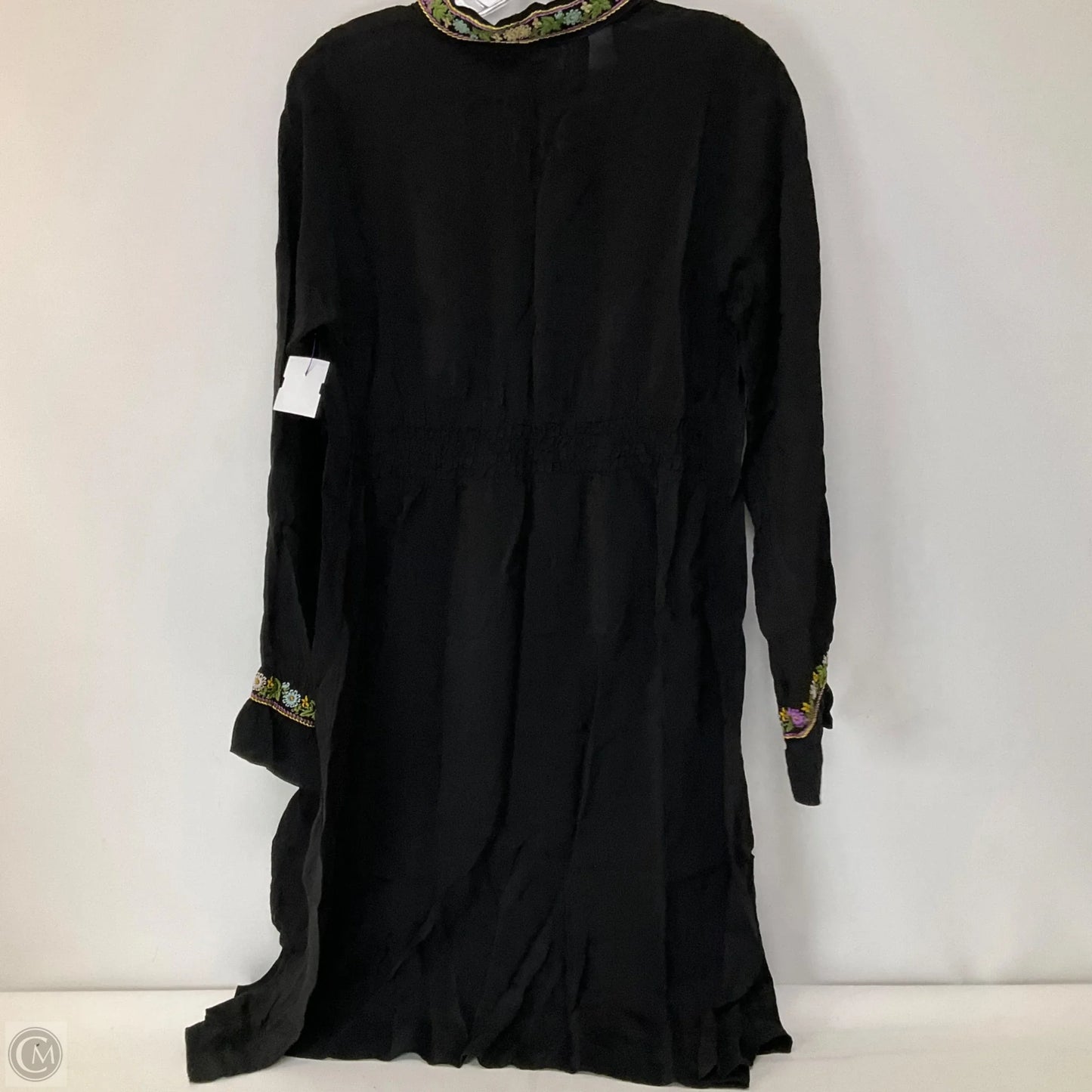 Tunic Long Sleeve By Johnny Was In Black, Size: S