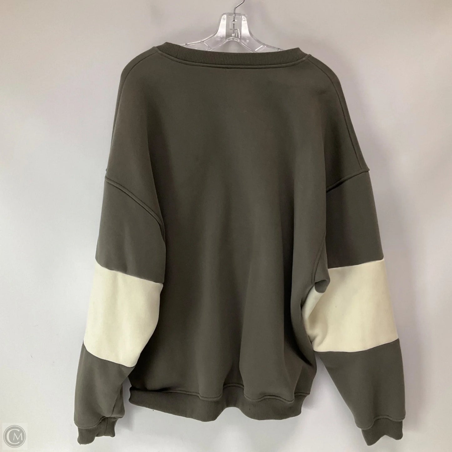Athletic Sweatshirt Crewneck By As Revival In Taupe, Size: Xl