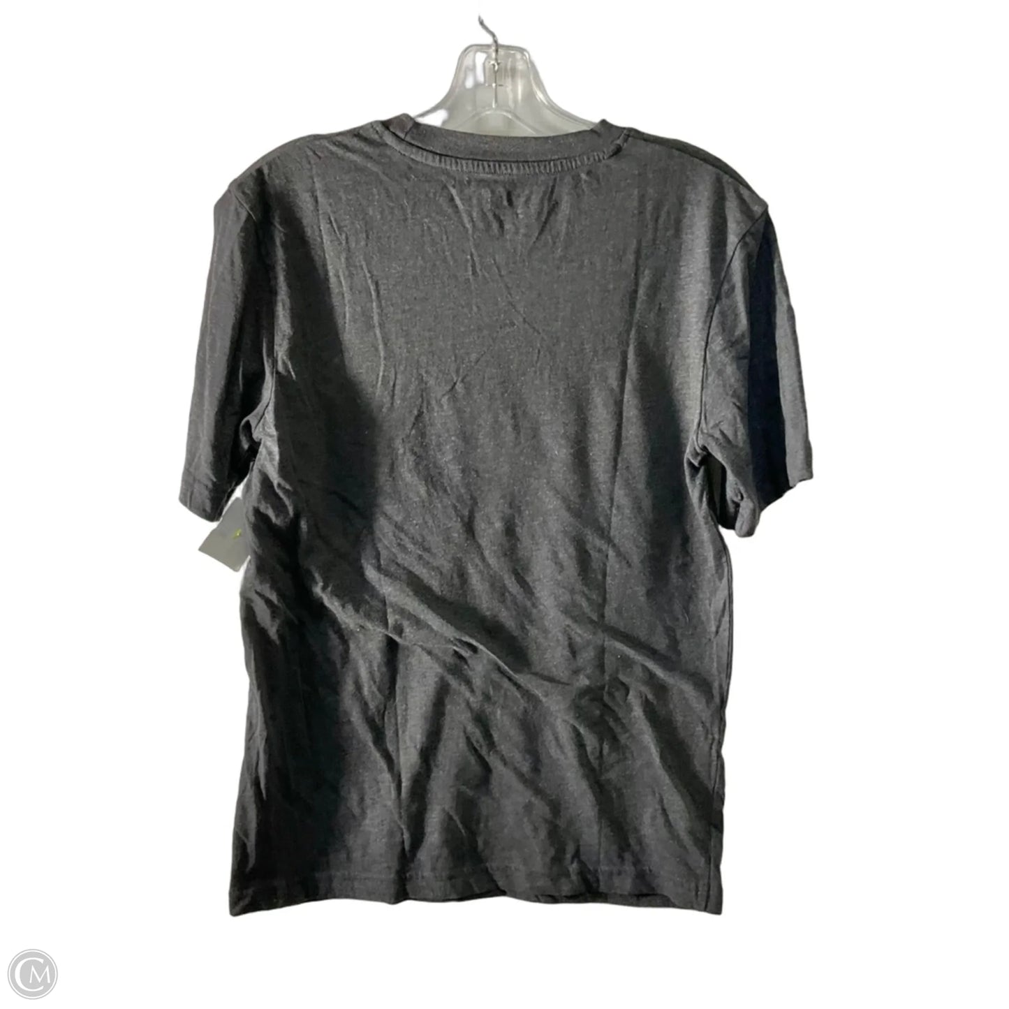 Athletic Top Short Sleeve By Nfl In Grey, Size: S