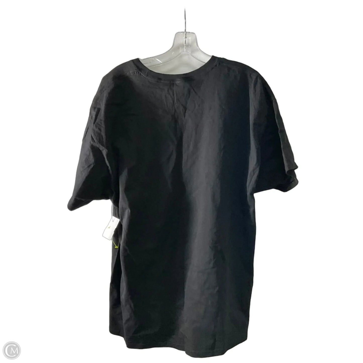 Athletic Top Short Sleeve By Hanes In Black, Size: Xl