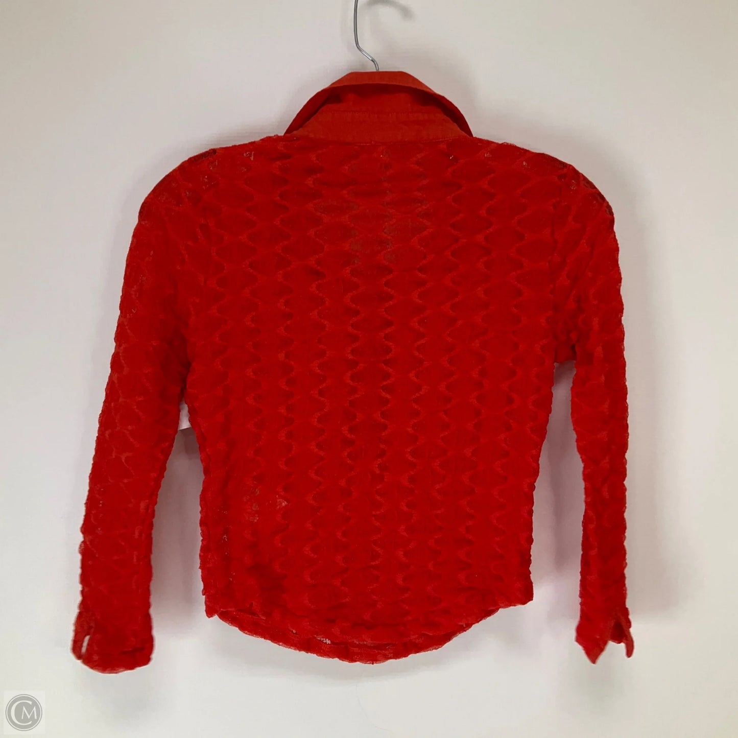 Top Long Sleeve By Free People In Red, Size: Xs