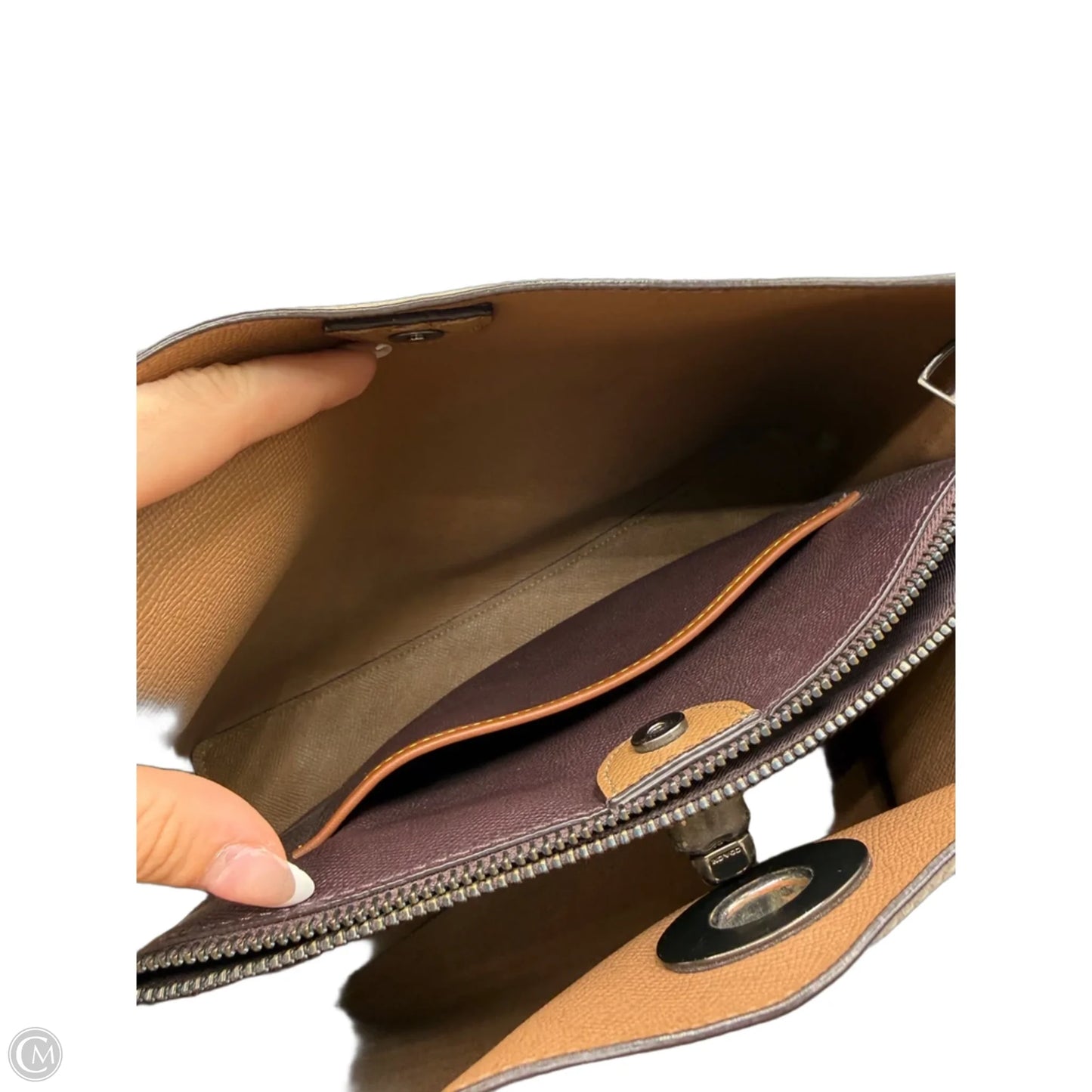Crossbody Designer By Coach, Size: Medium