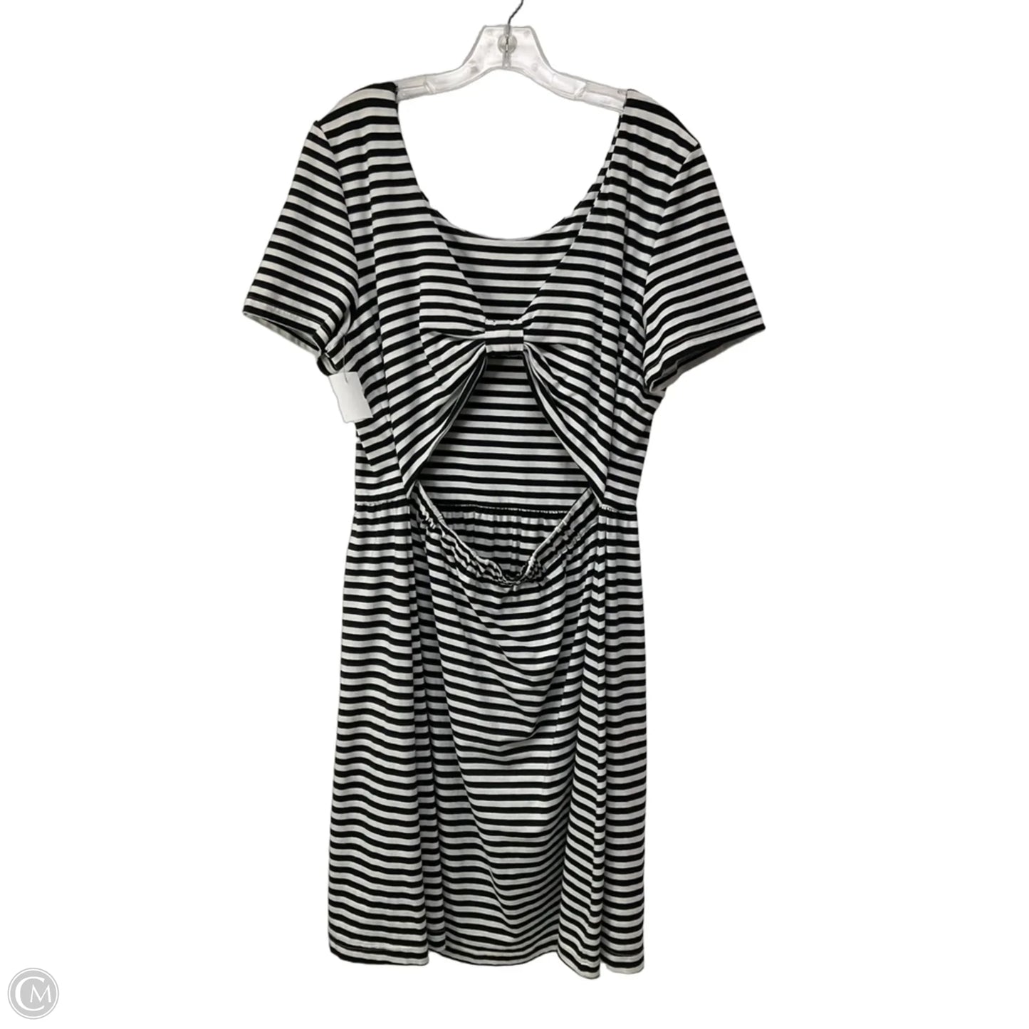 Dress Designer By Kate Spade In Striped Pattern, Size: Xl