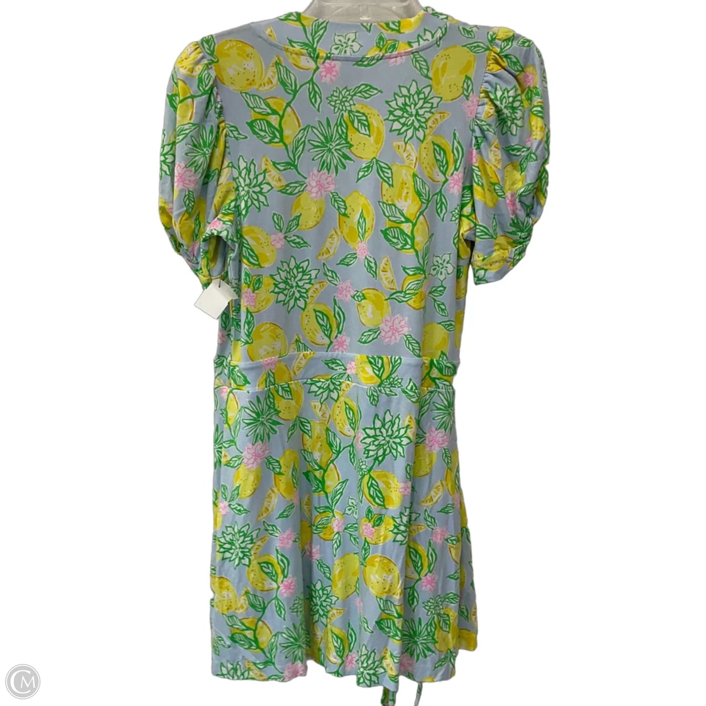 Dress Designer By Lilly Pulitzer In Blue & Yellow, Size: M