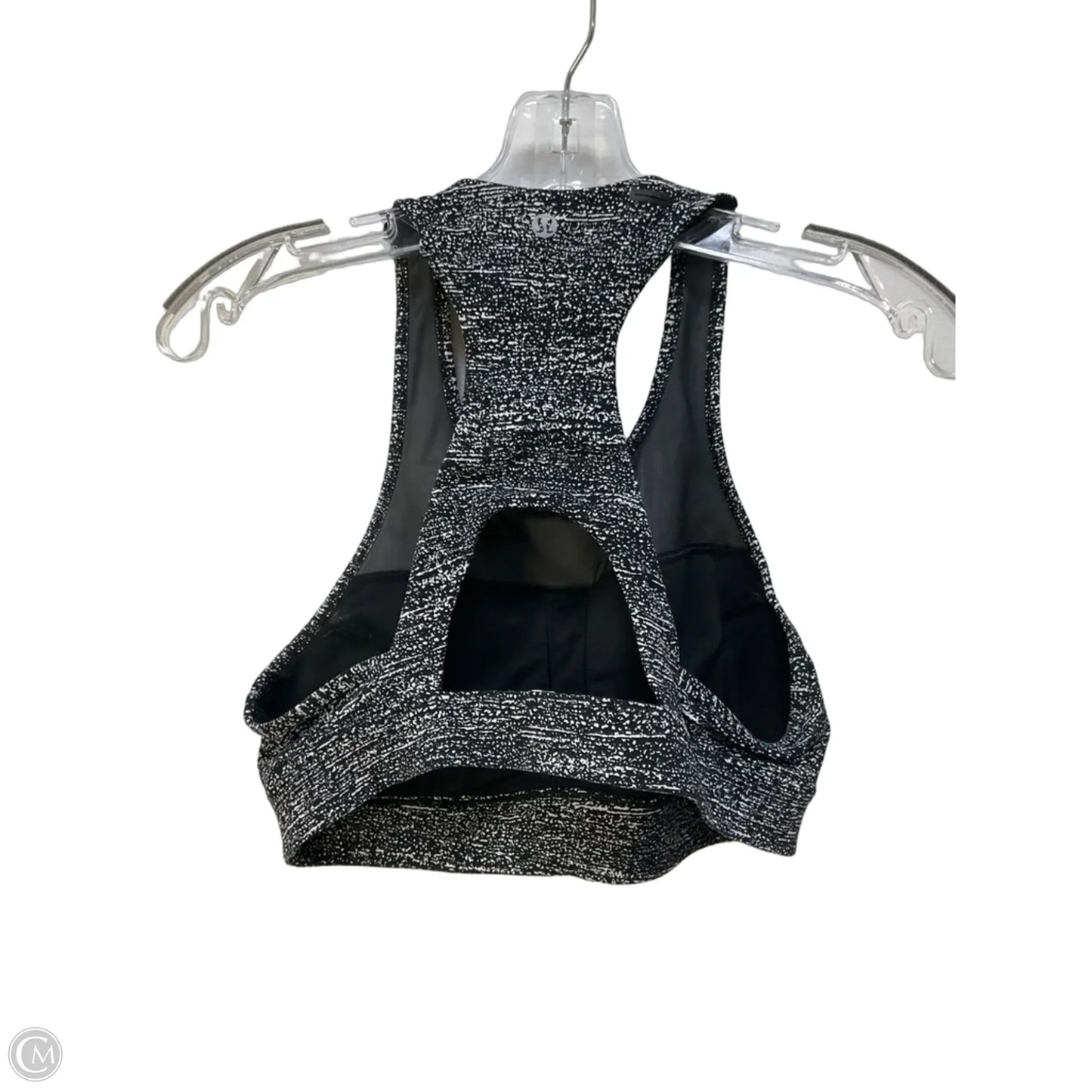 Athletic Bra By Lululemon In Black & White, Size: 10