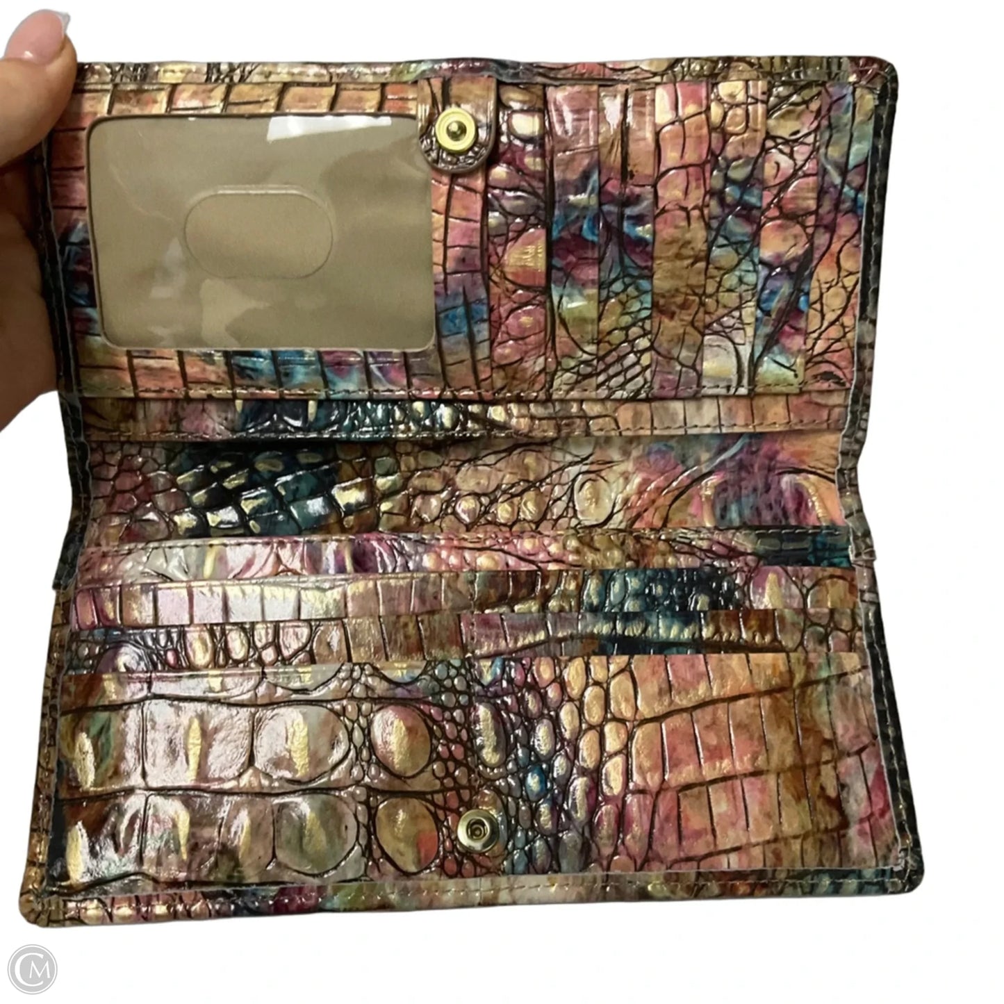 Wallet Designer By Brahmin, Size: Medium