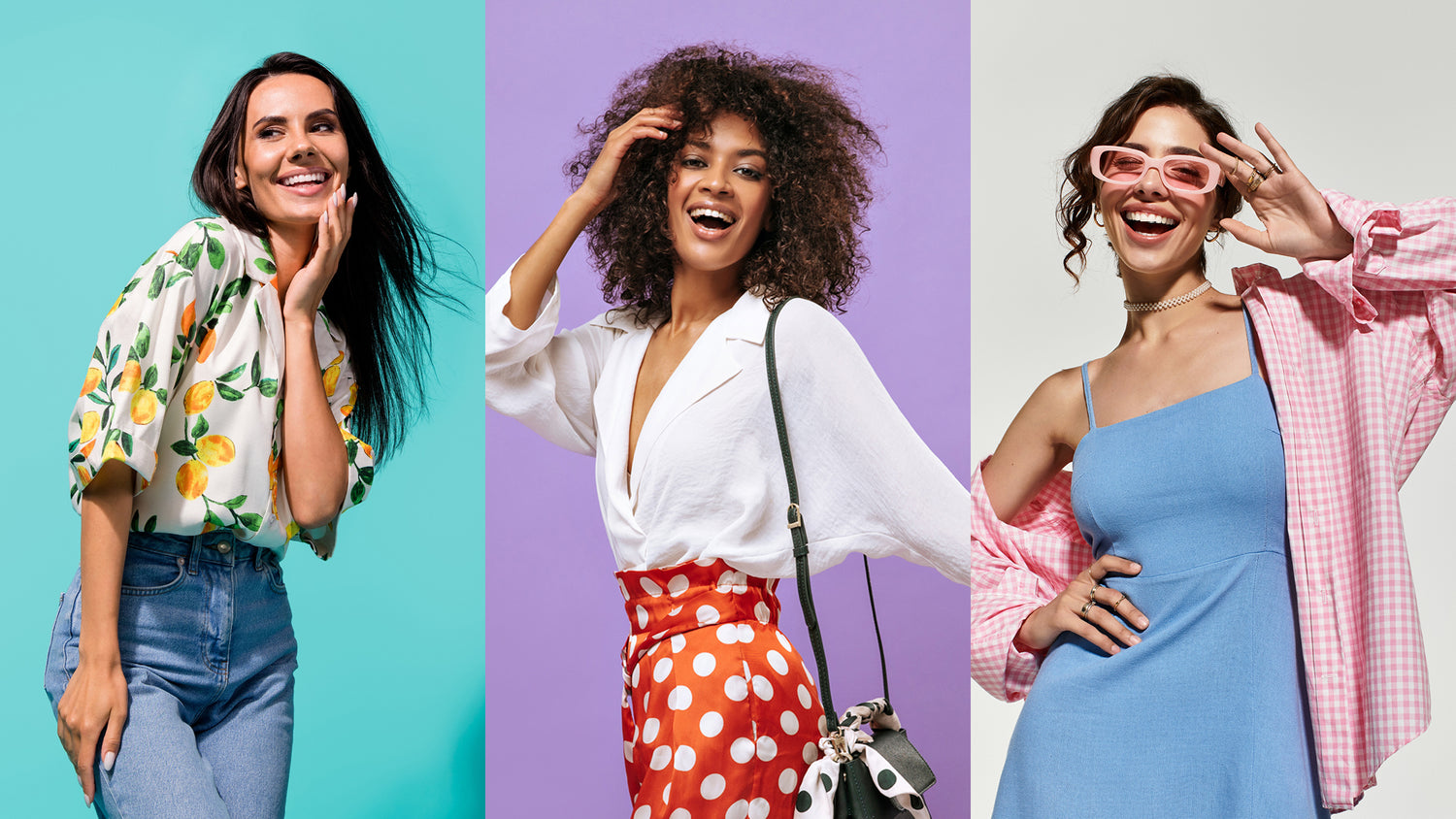 3 women smiling