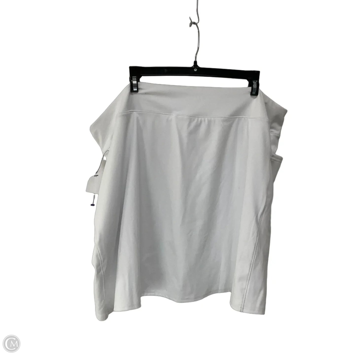 Athletic Skort By Tek Gear In White, Size: 2x