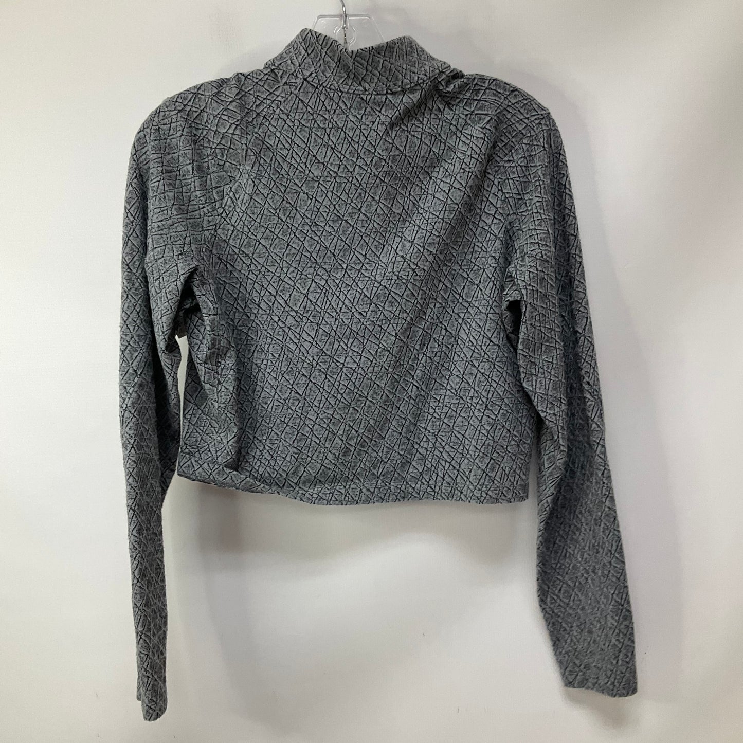 Athletic Jacket By Lululemon In Grey, Size: 4