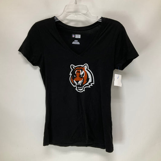 Black Athletic Top Short Sleeve Nfl, Size S