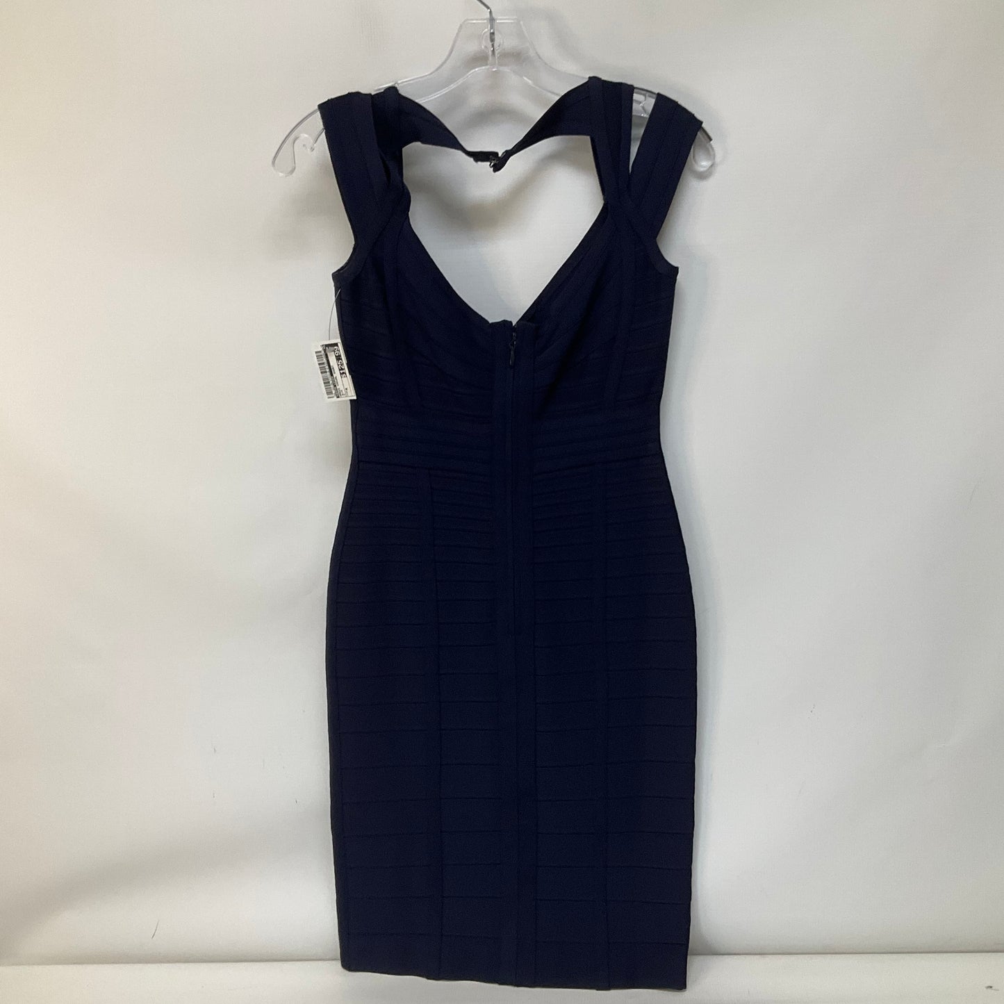 Blue Dress Casual Short Herve Leger, Size M