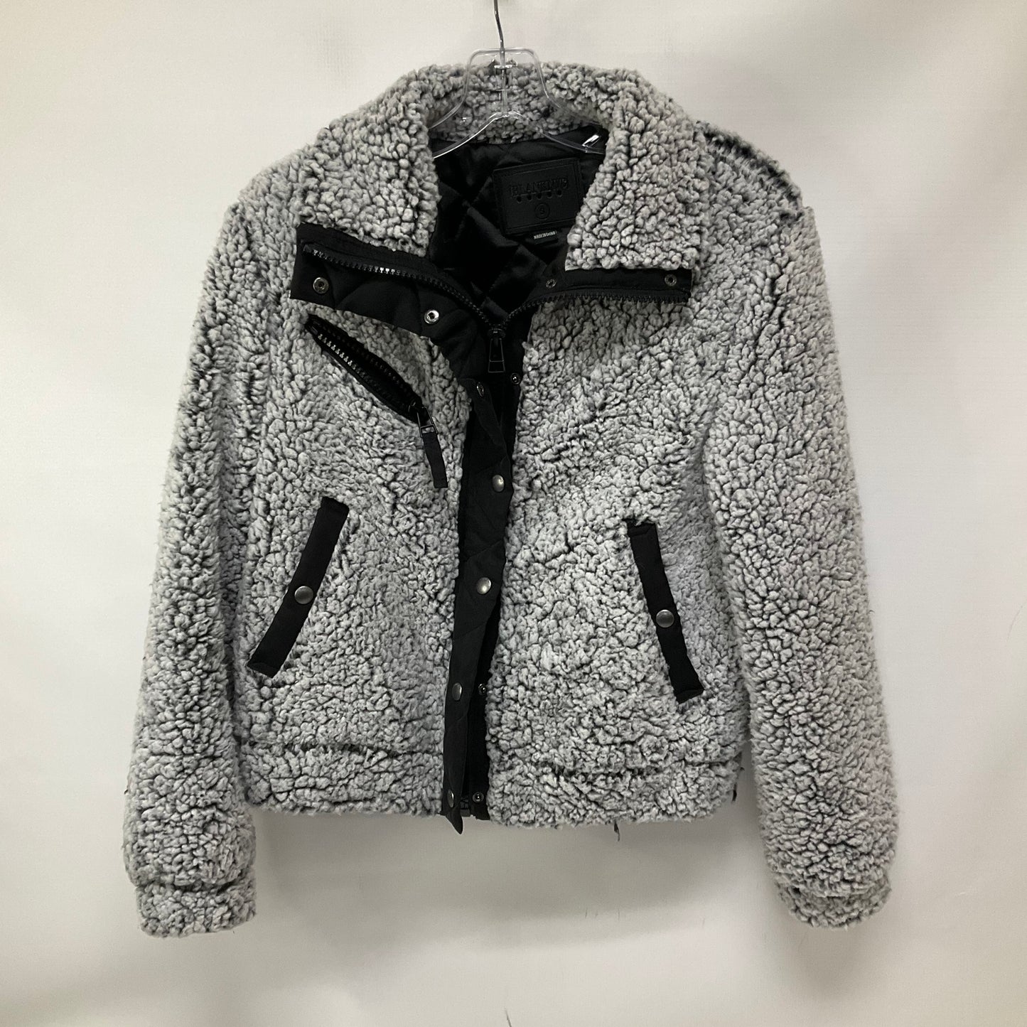 Jacket Fleece By Blanknyc In Grey, Size: S