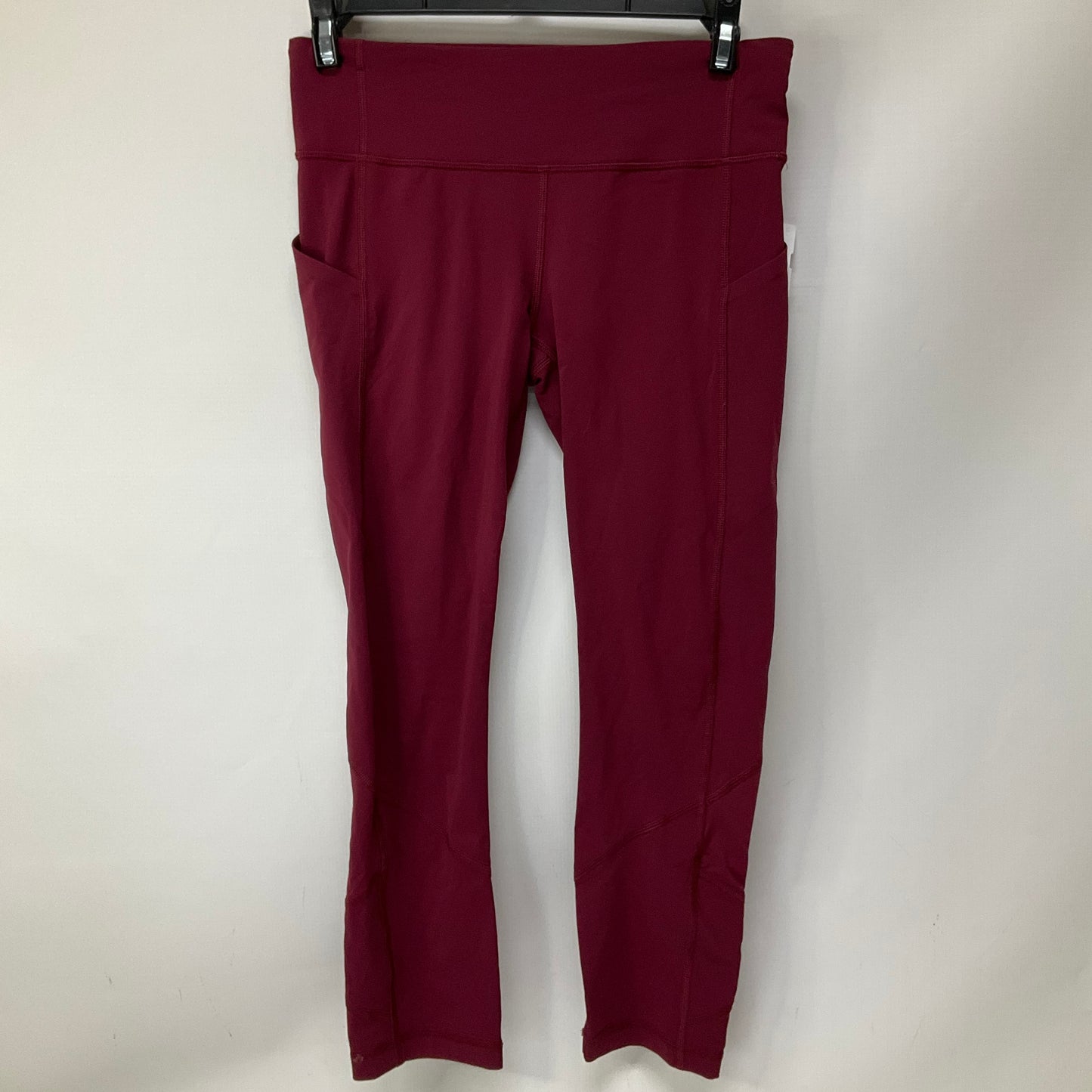 Athletic Leggings Capris By Lululemon In Red, Size: 4