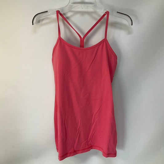 Athletic Tank Top By Lululemon In Pink, Size: 6