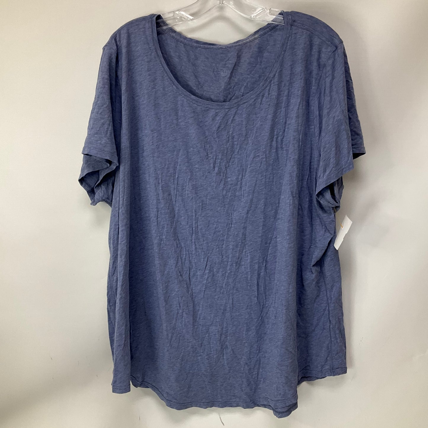 Athletic Top Short Sleeve By Lululemon In Blue, Size: 20