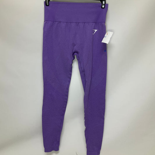 Athletic Leggings By Gym Shark In Purple, Size: M