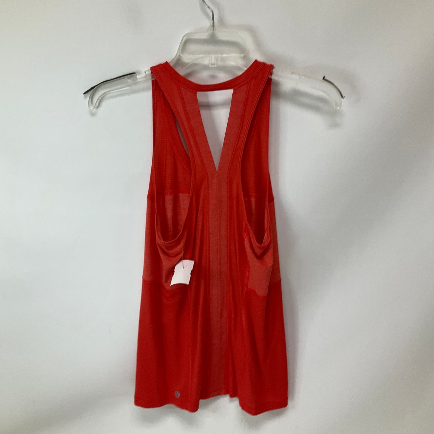 Athletic Tank Top By Lululemon In Orange, Size: 6