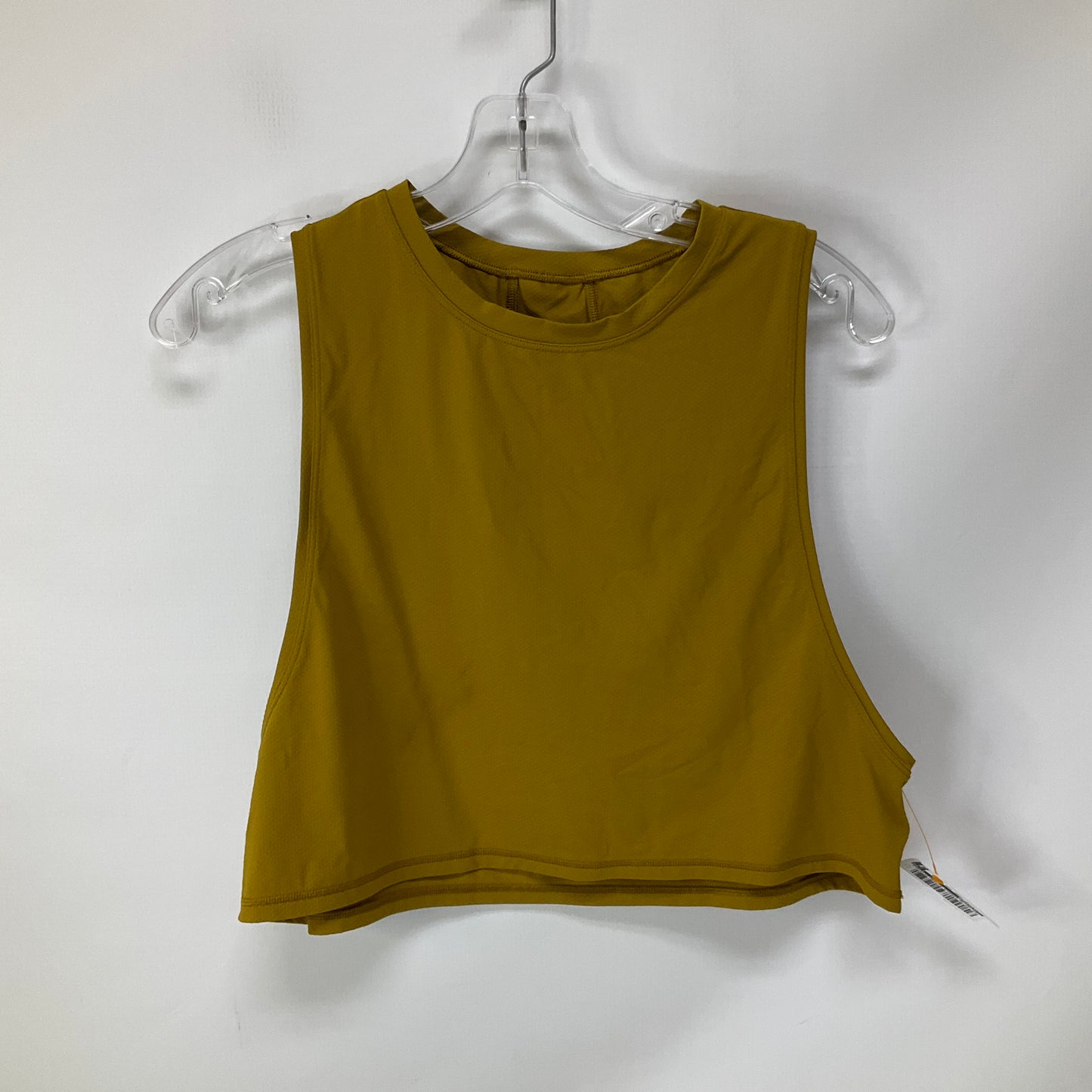 Athletic Tank Top By Lululemon In Yellow, Size: 8