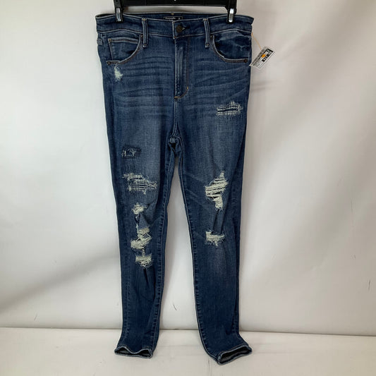 Jeans Skinny By Abercrombie And Fitch In Blue Denim, Size: 6