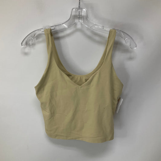 Athletic Tank Top By Lululemon In Tan, Size: 8