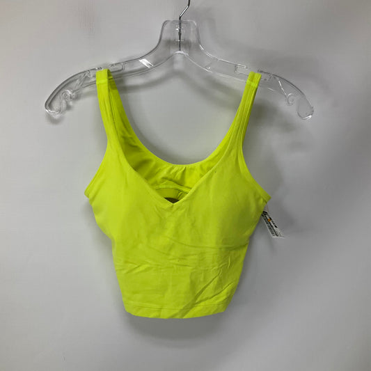 Athletic Tank Top By Lululemon In Yellow, Size: 4