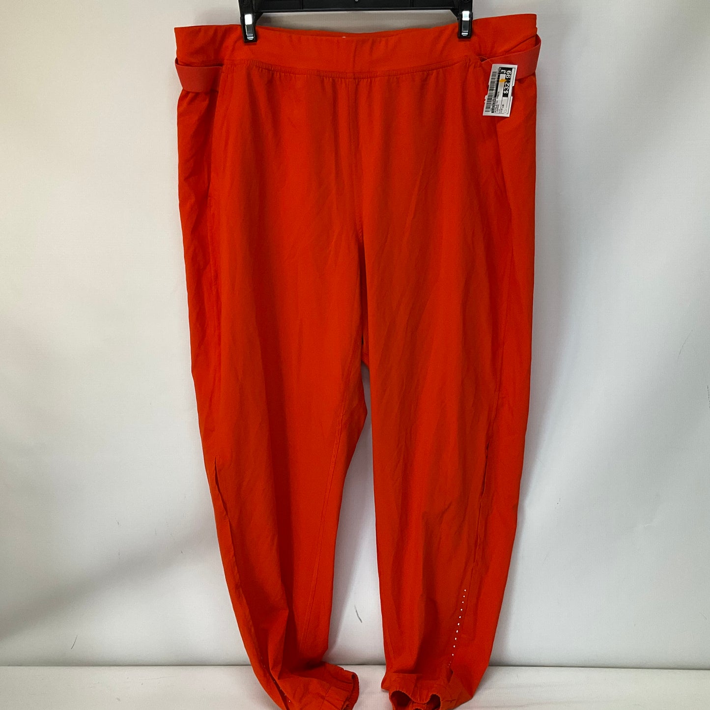 Athletic Pants By Lululemon In Orange, Size: 14