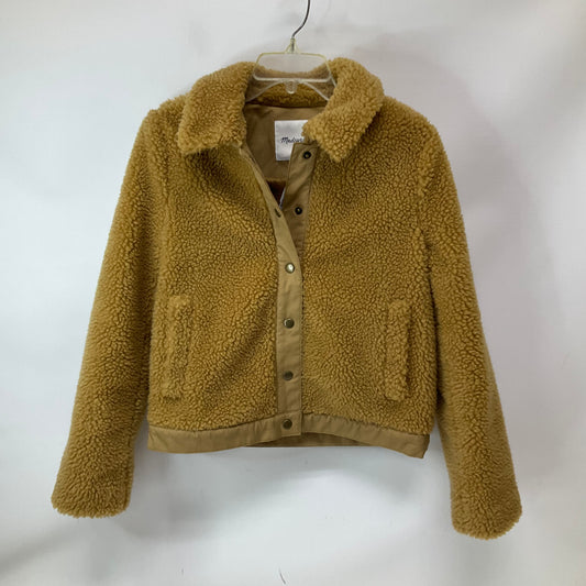 Jacket Faux Fur & Sherpa By Madewell In Tan, Size: S