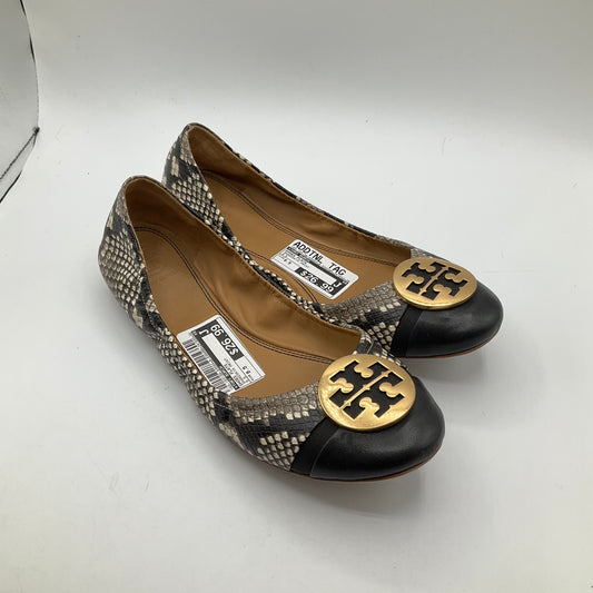 Shoes Flats By Tory Burch In Snakeskin Print, Size: 9.5