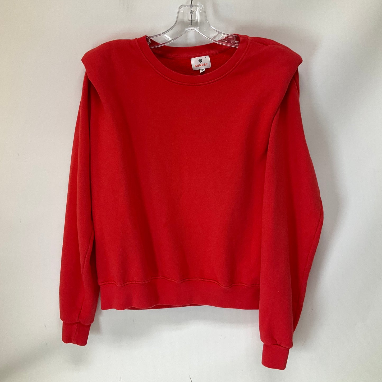 Sweatshirt Crewneck By Sundry In Pink, Size: M