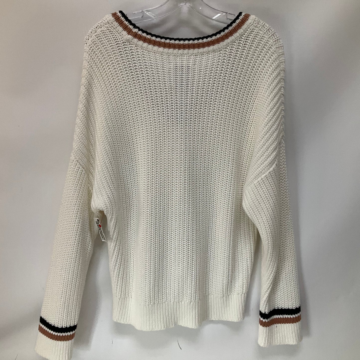 Sweater By Abercrombie And Fitch In White, Size: M