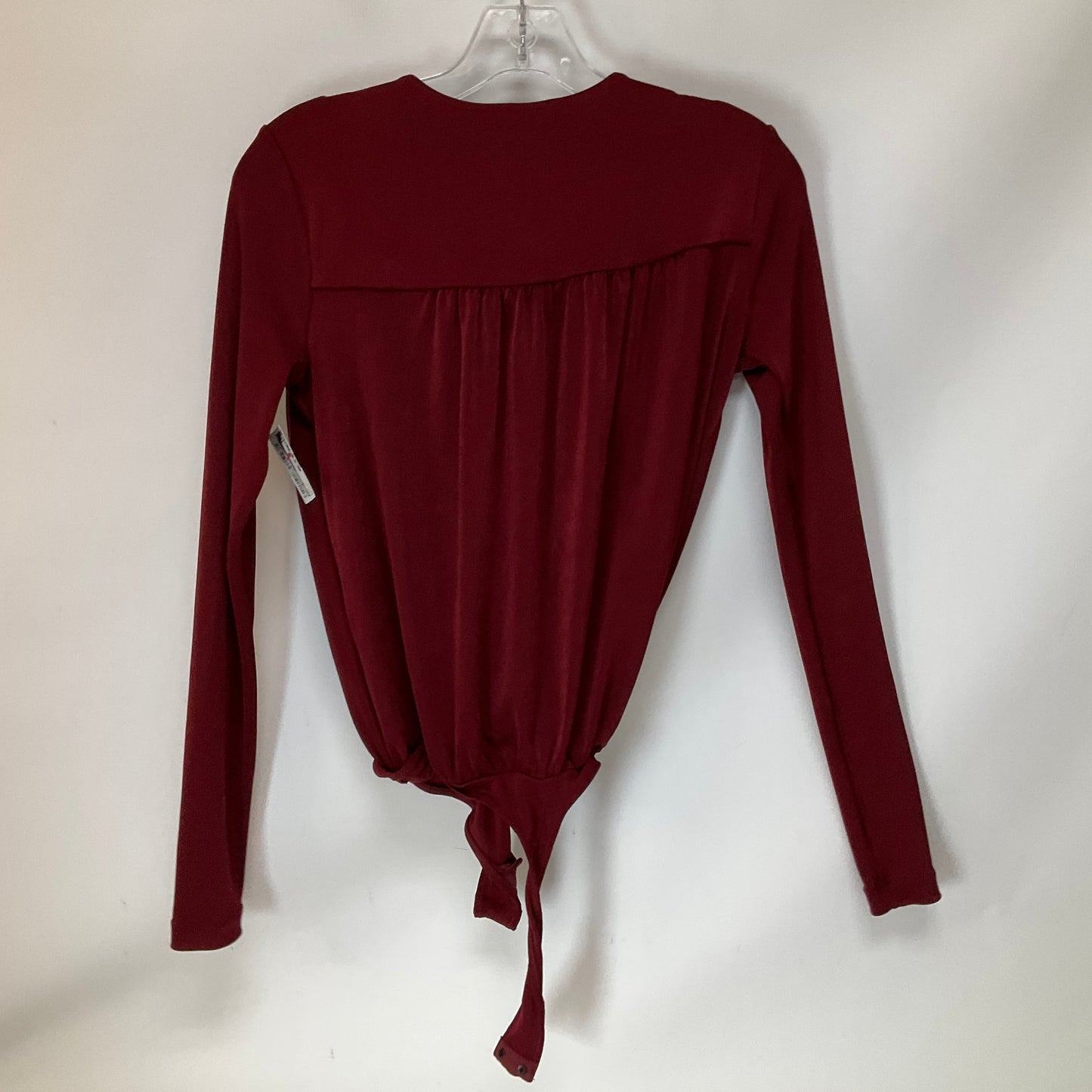 Top Long Sleeve By Free People In Red, Size: S