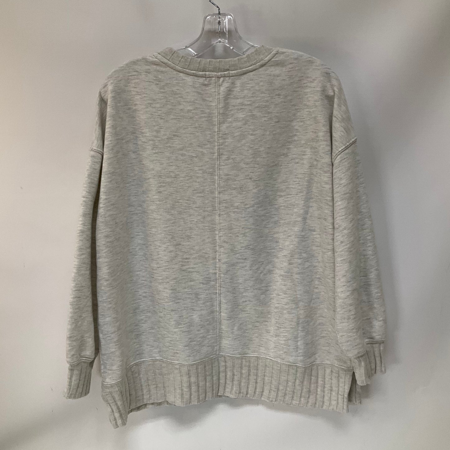 Sweatshirt Crewneck By Evereve In Grey, Size: M