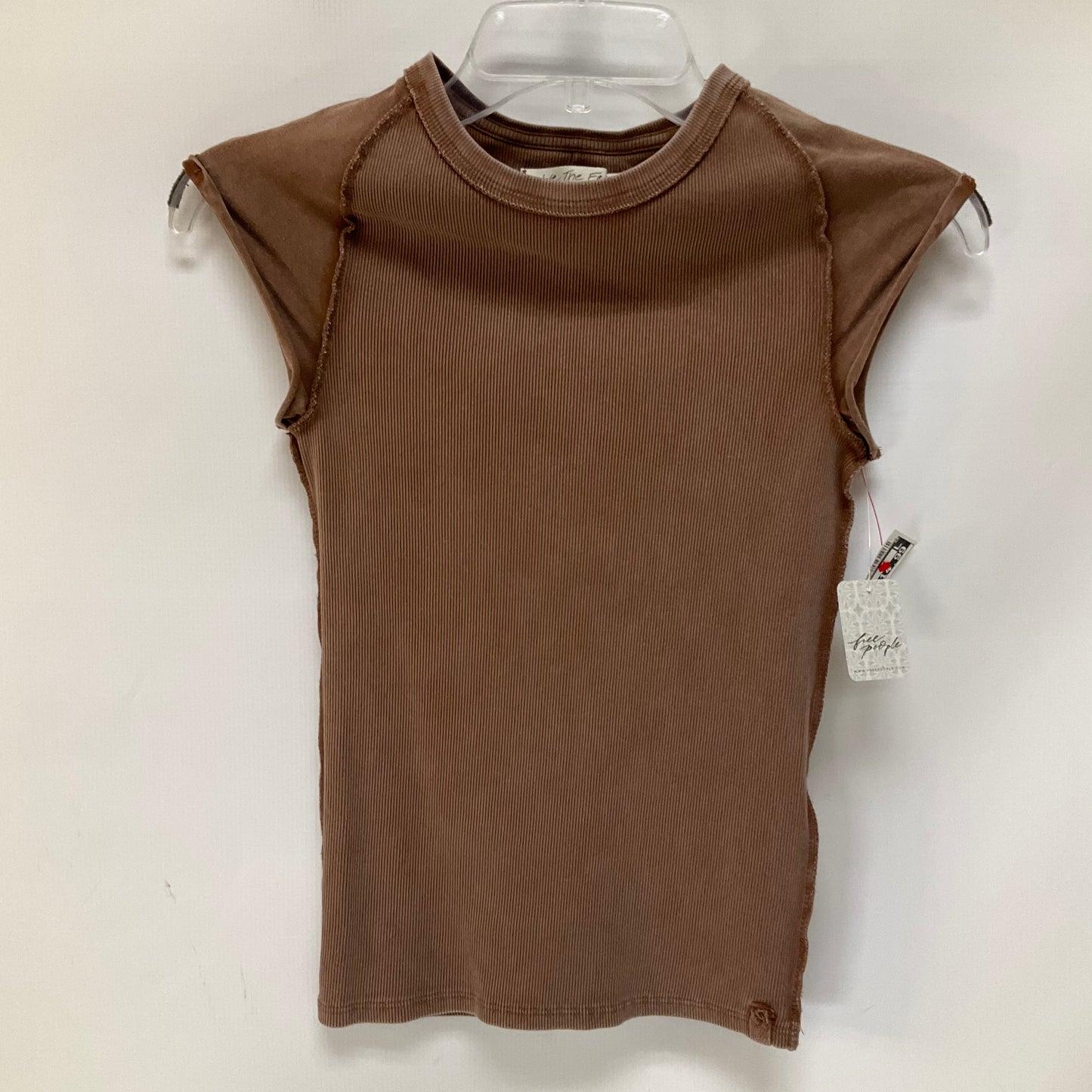 Top Short Sleeve By We The Free In Tan, Size: Xs